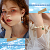 50Pcs 5 Colors Golden Plated Alloy Enamel Pendants FIND-SC0012-80-5