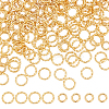 200Pcs 2 Style Brass Open Jump Rings KK-PH0002-76-1