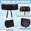 4Pcs 4 Colors Imitation Leather Wrap Around Waist Bands AJEW-CP0008-07-6