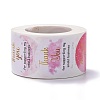 Flat Round Paper Thank You Stickers DIY-C042-06-2