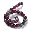 Dyed Natural Malaysia Jade Beads Strands G-G021-01A-05-3