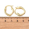 Brass Micro Pave Clear Cubic Zirconia Ring Hoop Earrings EJEW-K267-16G-5