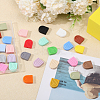 40Pcs 20 Styles Rainbow Arch Food Grade Eco-Friendly Silicone Focal Beads SIL-CA0003-29-4