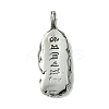 304 Stainless Steel Pendants STAS-C099-01AS-1