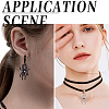 20Pcs 2 Colors Zinc Alloy Pendants with Plastic Beads FIND-SC0012-63-5