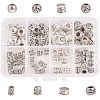 Alloy European Beads MPDL-NB0001-08AS-1