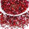 2 Bag Glass Round Beads Set JX547D-1
