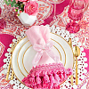 40Pcs 4 Colors Bowknot Polyester Ornament Accessories DIY-SP0004-80-5