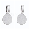 Tibetan Style Alloy Glue On Flat Pad Pendant Bails LS-TIBEP-1124-AS-LF-2