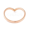 PVD Vacuum Plating 304 Stainless Steel Finger Ring for Women RJEW-C086-23-P-2