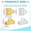 200Pcs 2 Colors Tibetan Style Alloy Hanger FIND-LP0001-87-2
