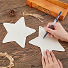 15Pcs Unfinished Wood Pendant Decorations WOOD-DC0001-25A-3
