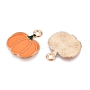 Thanksgiving Day Theme Alloy Enamel Pendants ENAM-T020-35N-2