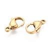 304 Stainless Steel Lobster Claw Clasps STAS-T065-15mm-34G-2