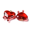 Transparent Resin Pendants LS-RESI-F028-01-4