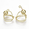 Rack Plating Alloy Wire Wrapped Pendants PALLOY-S132-152LG-RS-2