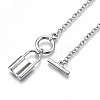 (Jewelry Parties Factory Sale)Zinc Alloy Pendant Necklaces NJEW-N047-001-RS-3