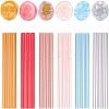 30Pcs 6 Colors DIY Glue Gun Sealing Wax Sticks DIY-CP0005-56-3