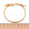 304 Stainless Steel Cuff Bangles for Women BJEW-Z157-01G-04-3