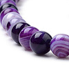 Natural Striped Agate/Banded Agate Beads Strands X-G-S259-04F-8mm-3