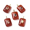 Natural Carnelian Pendants G-H322-02G-06-1