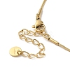 PVD Vacuum Plating 304 Stainless Steel Snake Chain Necklaces NJEW-C045-08G-3