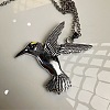 Vintage Alloy Flying Bird Pendant Necklaces for Men Women LS-SG2884-4