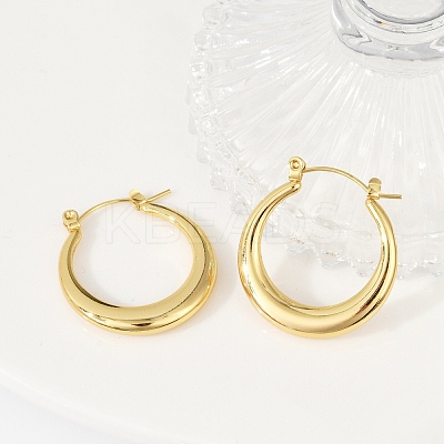 304 Stainless Steel Hoop Earrings for Women EJEW-U046-07G-A-1