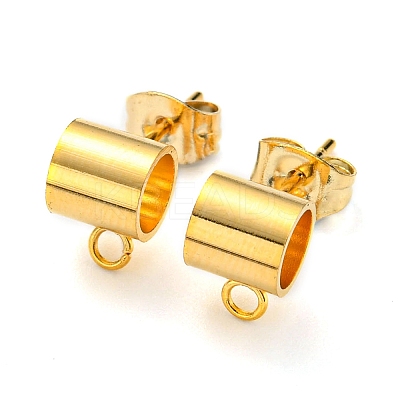 201 Stainless Steel Stud Earring Findings STAS-B045-16C-G-1