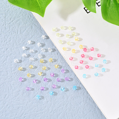 Transparent Acrylic Beads TACR-YW0001-6MM-01-1