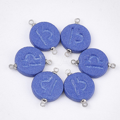 Handmade Porcelain Links connectors PORC-T002-124K-1