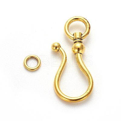 Tibetan Style S Hook Clasps LS-GLF5091Y-1