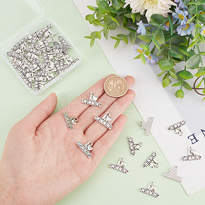 Tibetan Style Zinc Alloy Charms FIND-GL0001-24-1