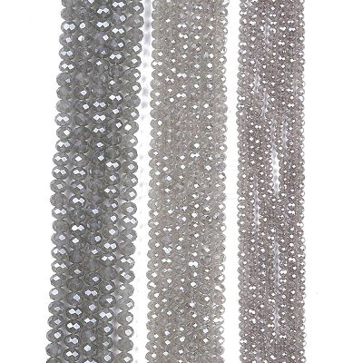 Electroplate Glass Beads Strands EGLA-A044-J6mm-A10-1