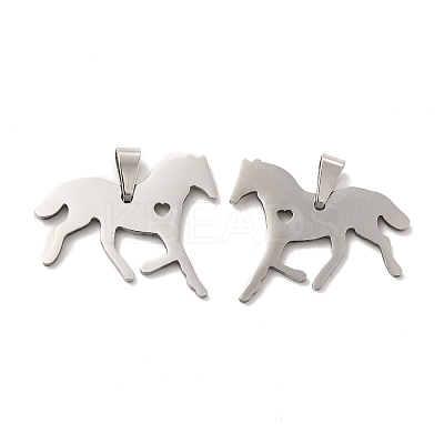 Non-Tarnish 201 Stainless Steel Pendants STAS-K251-004-1