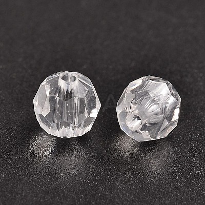 Transparent Acrylic Beads DB8mmC01-1