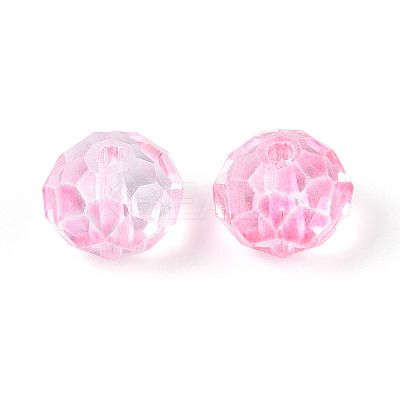 Baking Paint Transparent Glass Beads X1-GLAA-N011-10mm-08-1