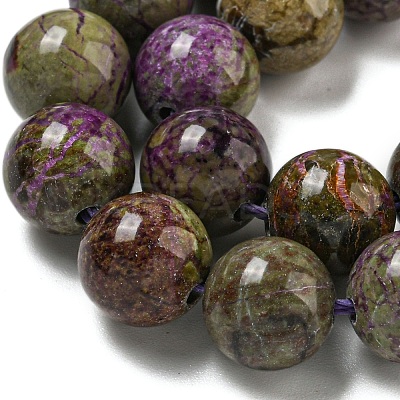 Natural Atlantisite Stichtite Beads Strands G-H034-A02-06-1