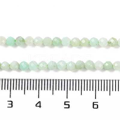 Natural Chrysoprase Beads Strands G-P542-A04-02-1