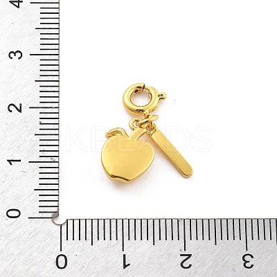 Brass Fruits Pendant Decoration LS-HJEW-P020-01I-G-1