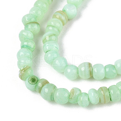 Natural Freshwater Shell Dyed Beads Strands SHEL-T020-29B-03-1