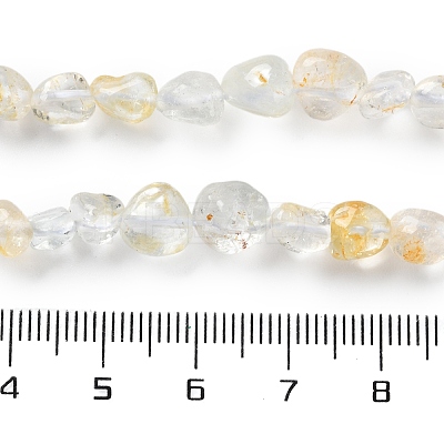 Natural Topaz Crystal Beads Strands G-P497-01C-66-1