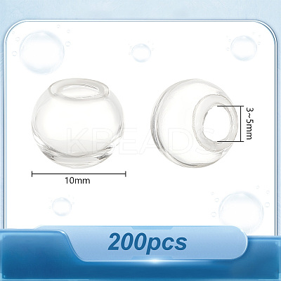 200Pcs Round Mechanized Blown Glass Globe Ball Bottles BLOW-PH0001-19-1