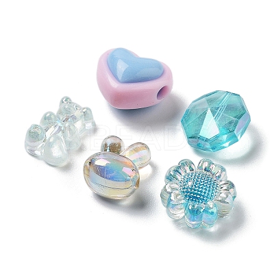 Acrylic Beads MACR-M040-01G-1