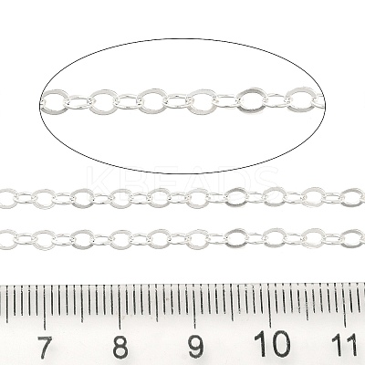 Rack Plating Brass Cable Chains CHC-M001-03S-1