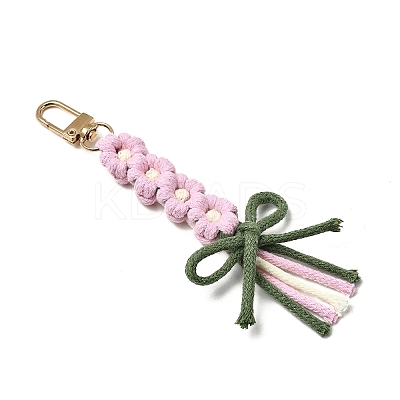 Cotton Pendant Decorations HJEW-TA00396-1