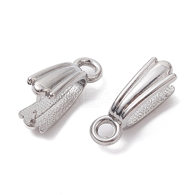 Non-Tarnish 304 Stainless Steel Ice Pick Pinch Bails STAS-K277-03B-P-1
