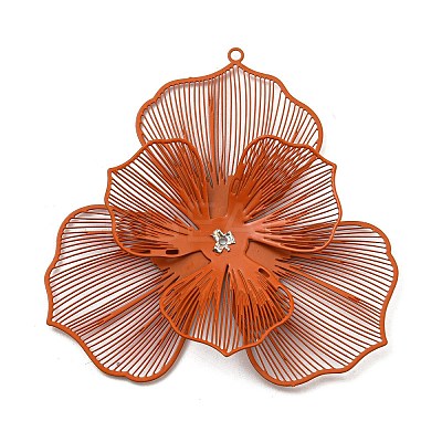 Spray Printed 430 Stainless Steel Big Pendants STAS-P359-02A-1