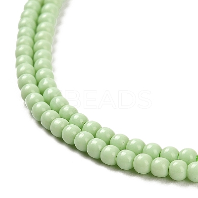 Imitation Jade Glass Beads Strands GLAA-K062-A01-03-1
