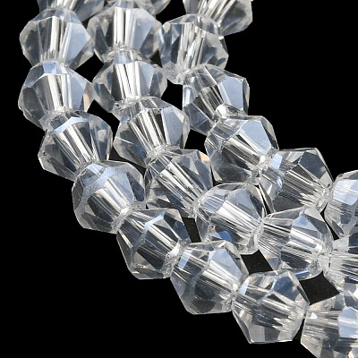 Transparent Electroplate Glass Beads Strands EGLA-A039-T2mm-A13-1